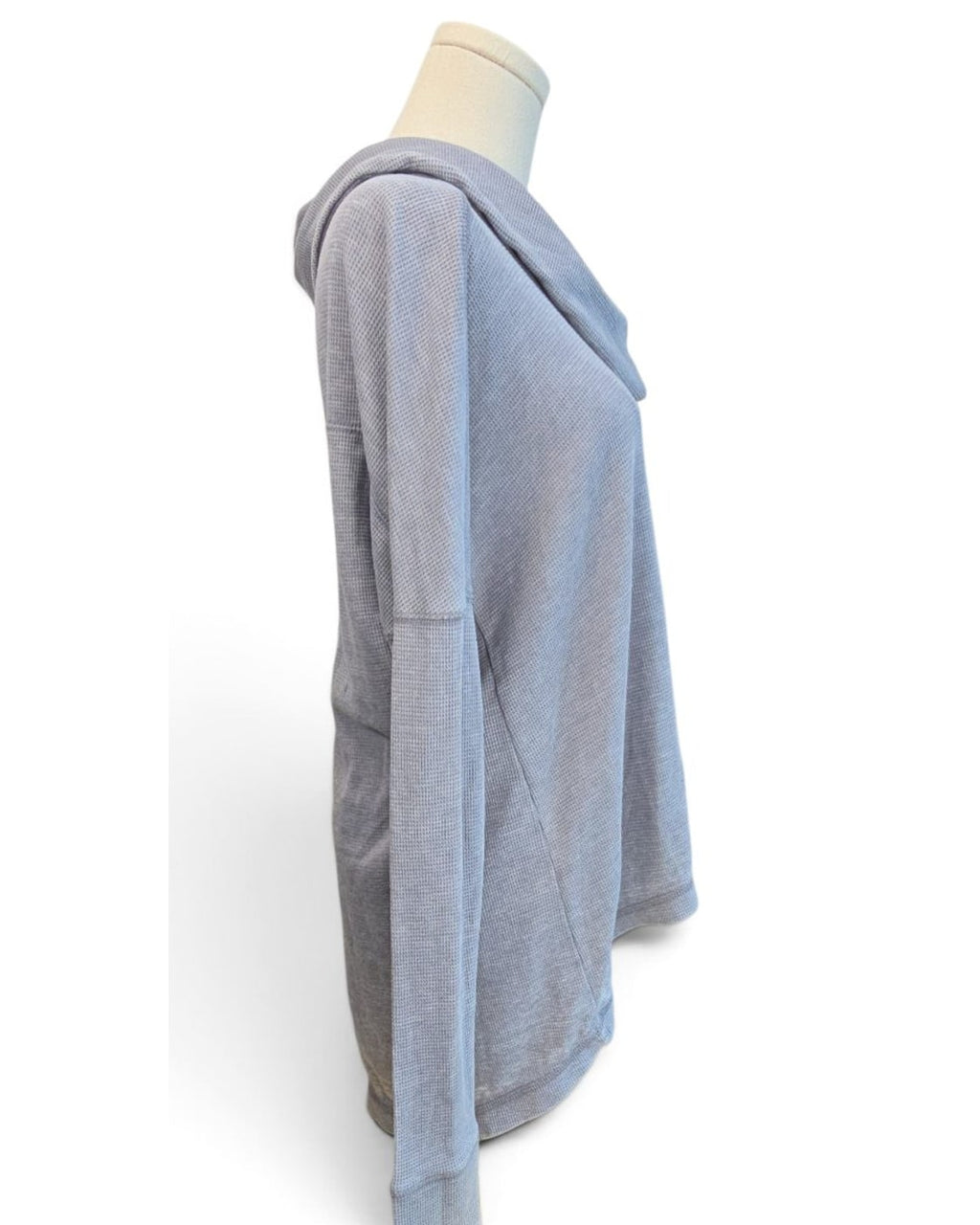 LUCKY BRAND Cowl Neck Thermal Knit Top
