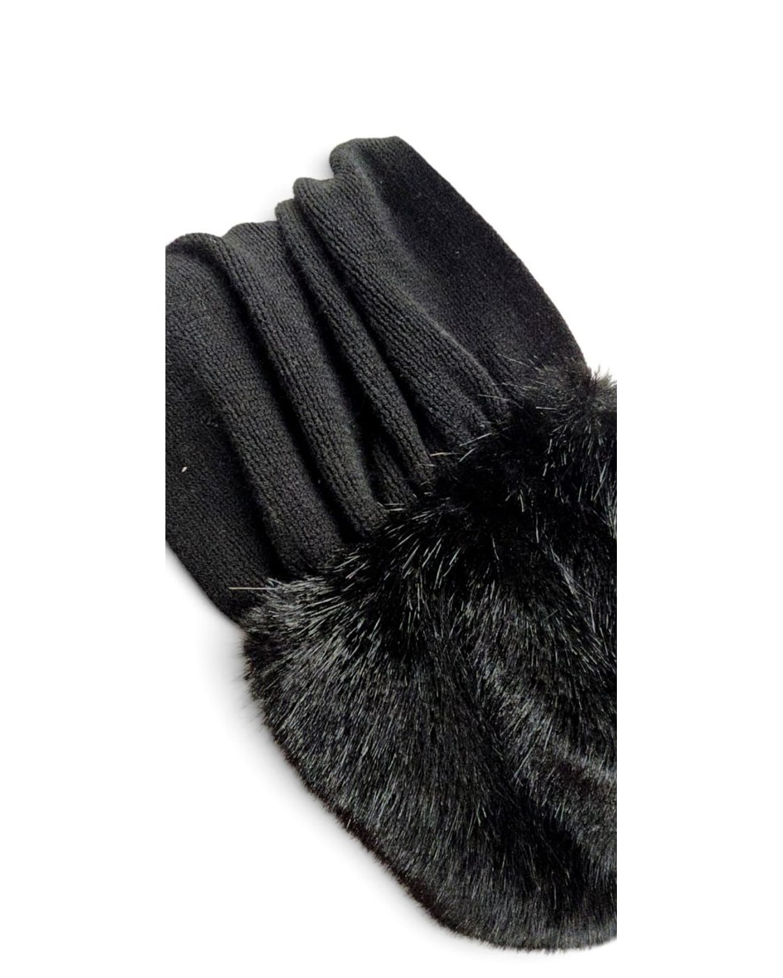 cabi Faux-Fur Trim Infinity Scarf