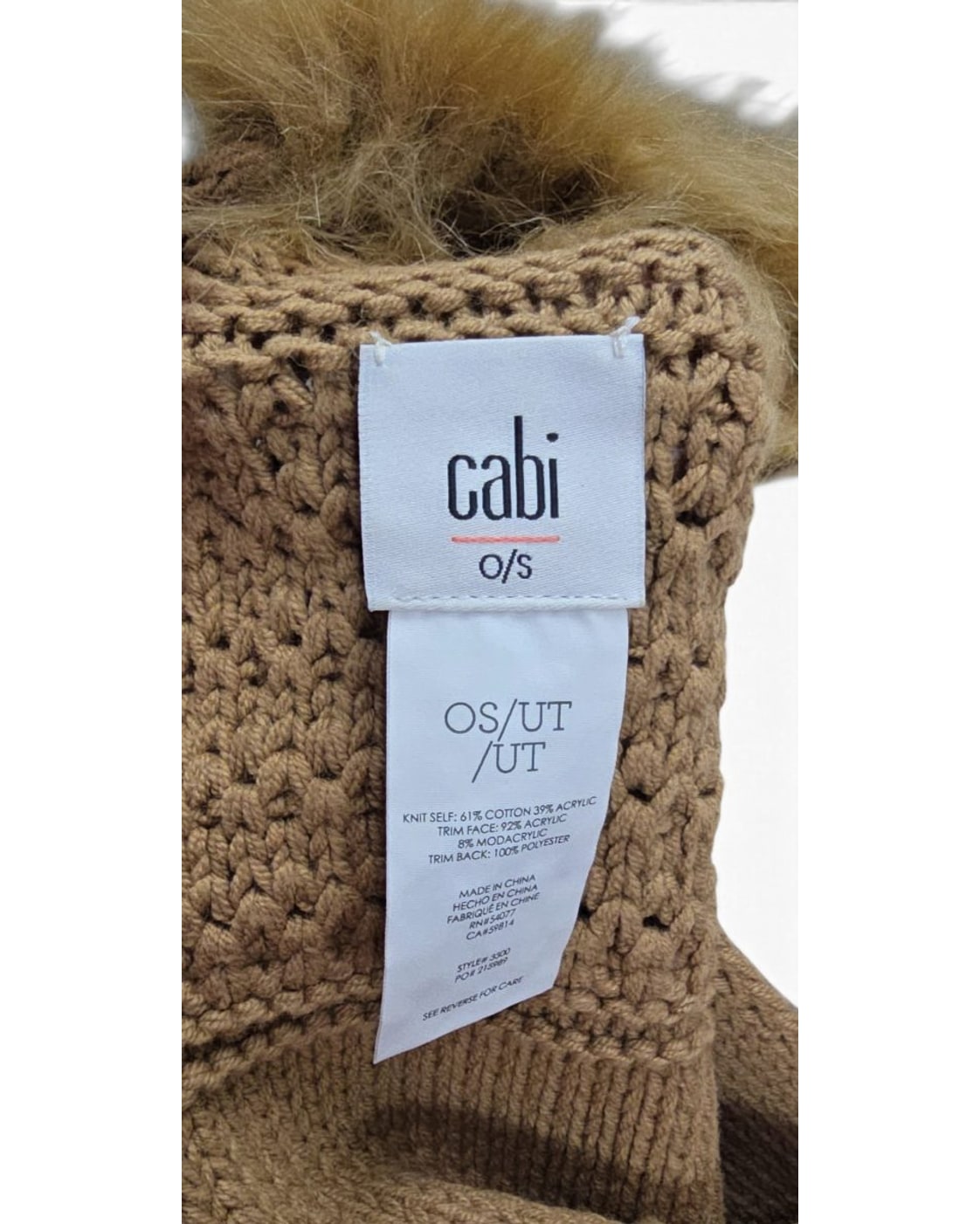 cabi Duchess Faux-Fur Infinity Scarf - Style# 3300