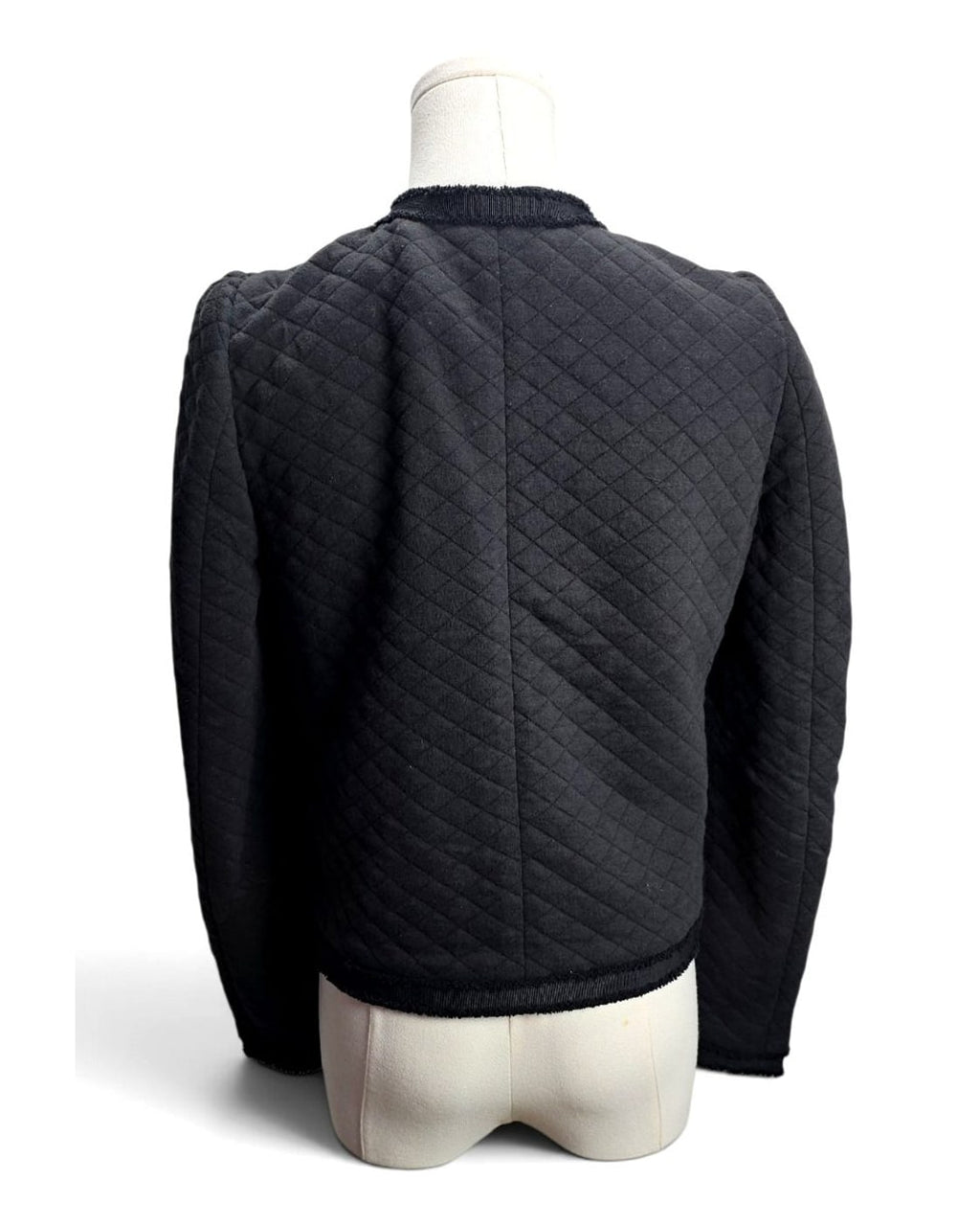 ANN TAYLOR Quilted Puff-Shoulder Jacket