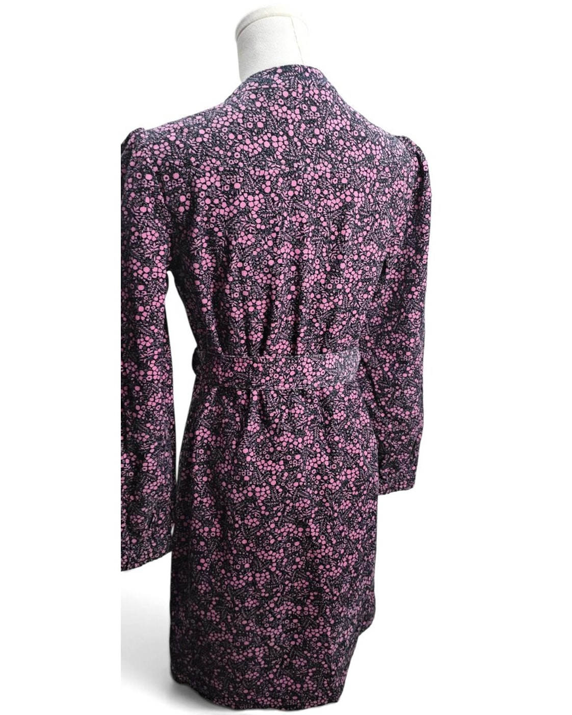Boden Floral Tie-Waist Mini Dress