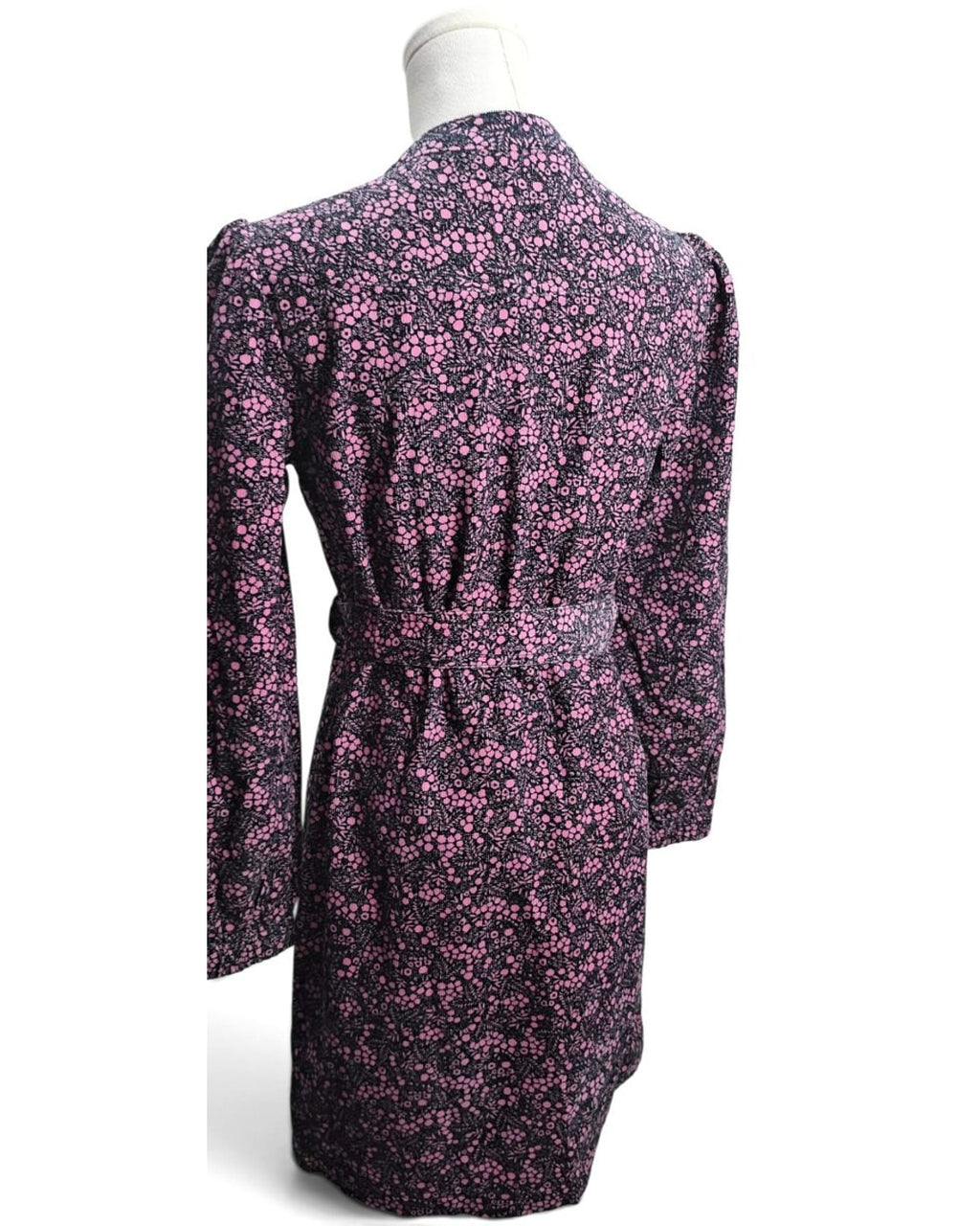 Boden Floral Tie-Waist Mini Dress