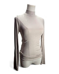 By Together Ribbed Long-Sleeve Mock-Neck Top - NWT