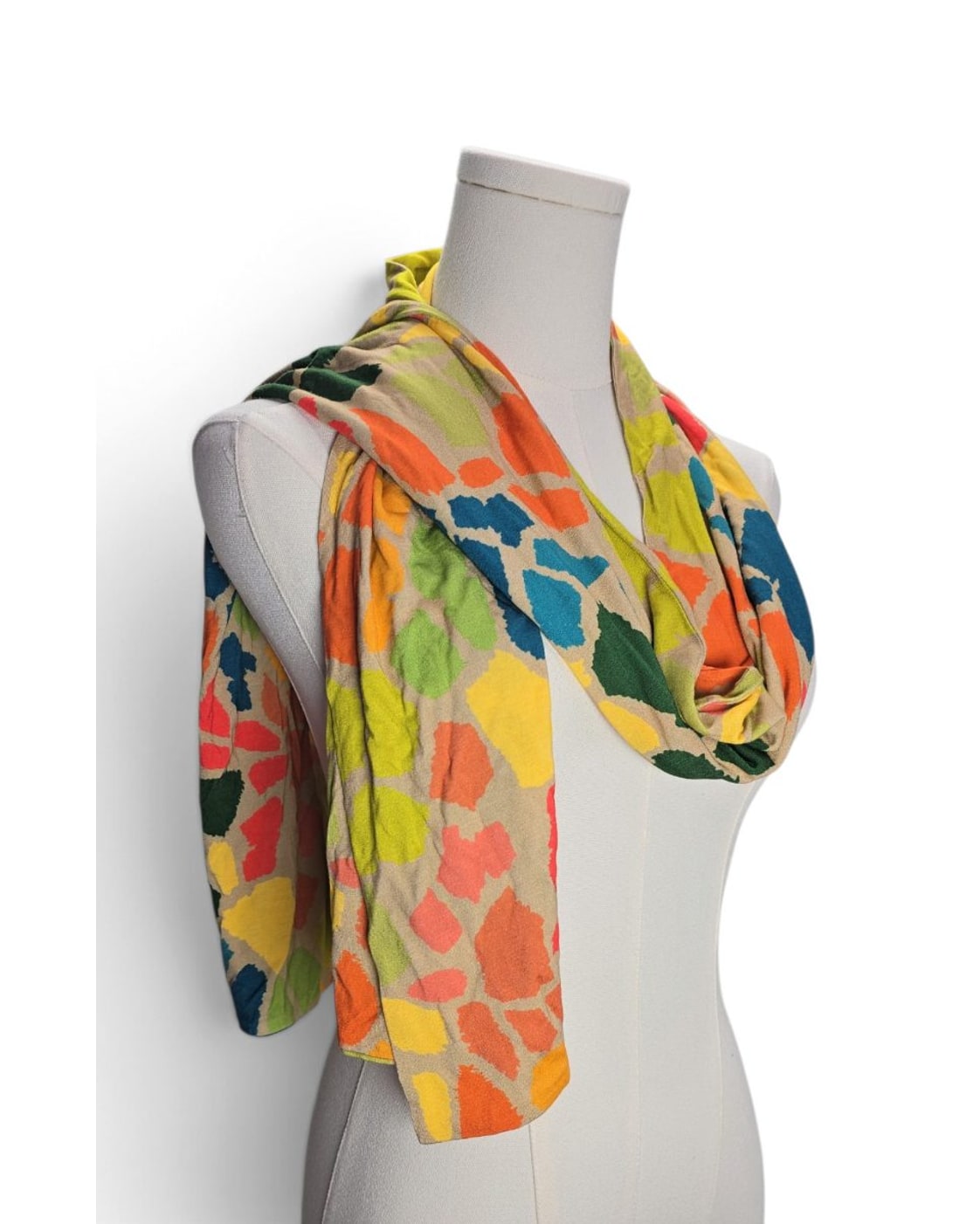 Bold Abstract Print Scarf