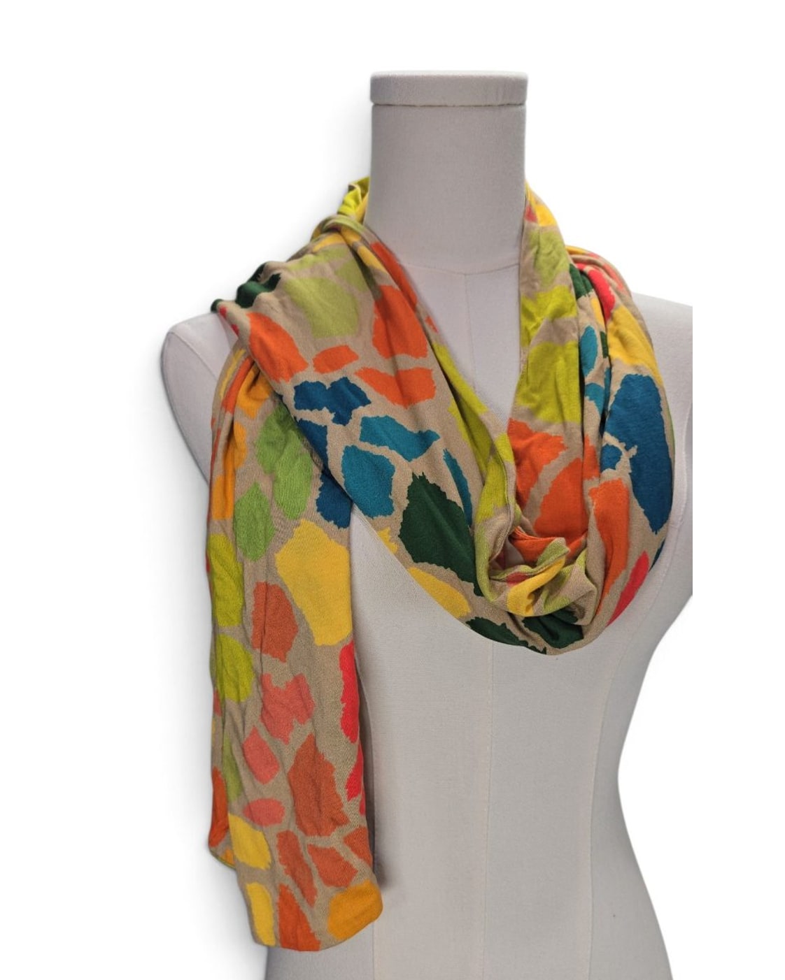 Bold Abstract Print Scarf