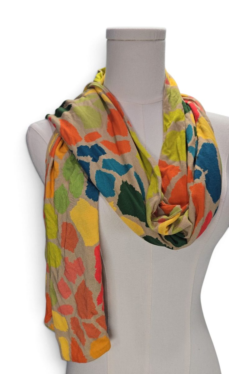 Bold Abstract Print Scarf