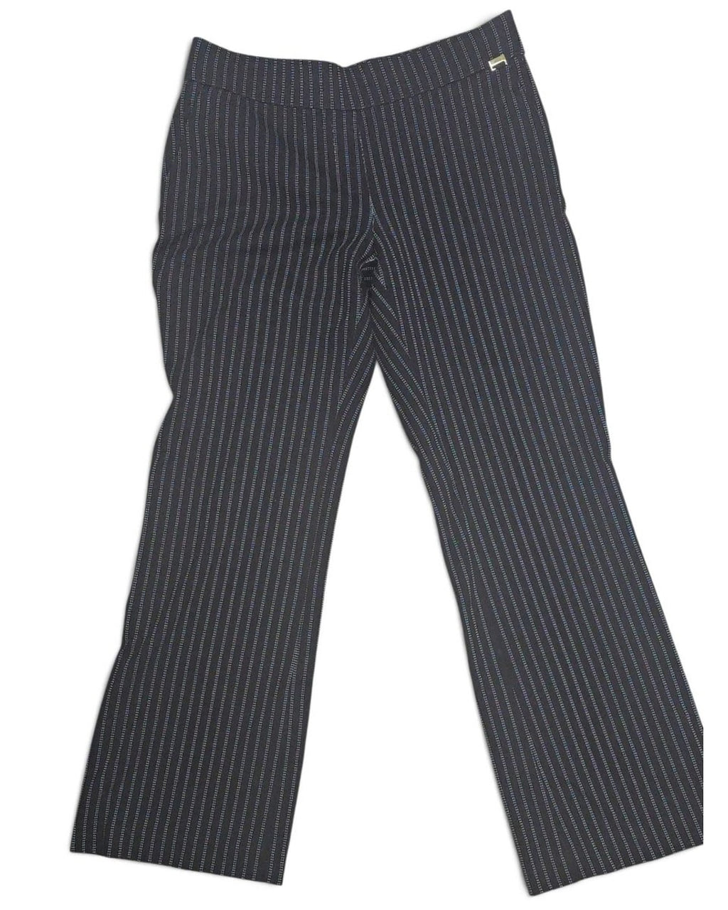 ANNE KLEIN Pinstripe Flare Trousers