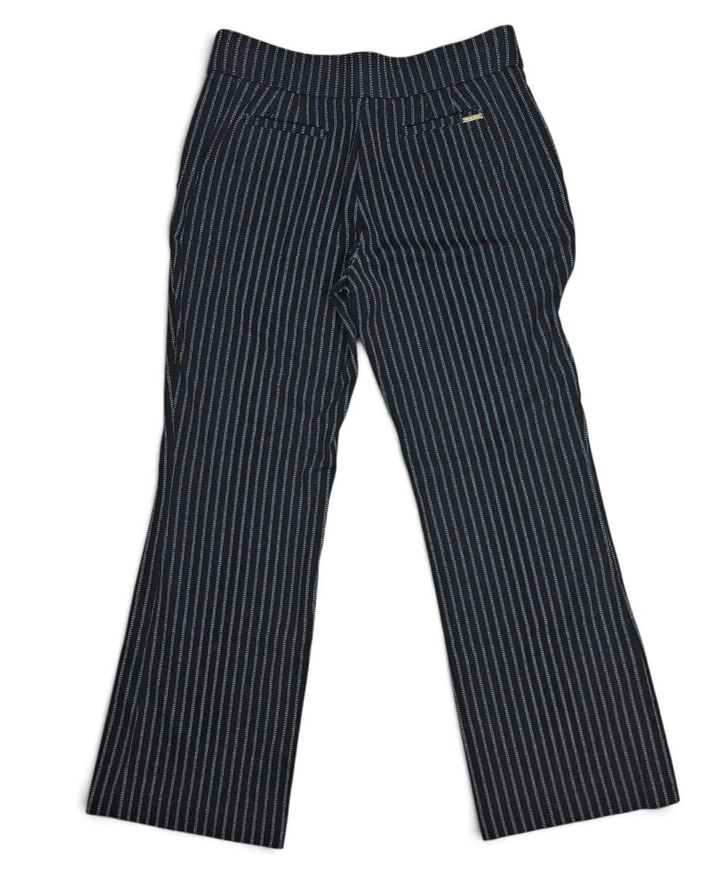 ANNE KLEIN Pinstripe Flare Trousers