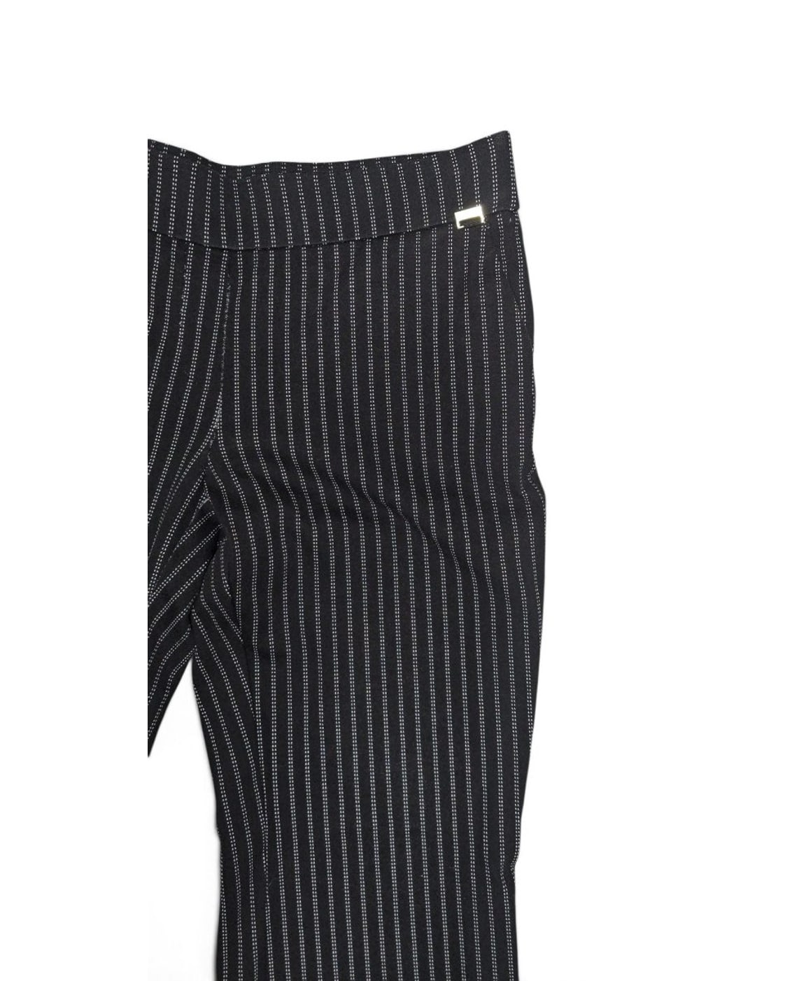 ANNE KLEIN Pinstripe Flare Trousers