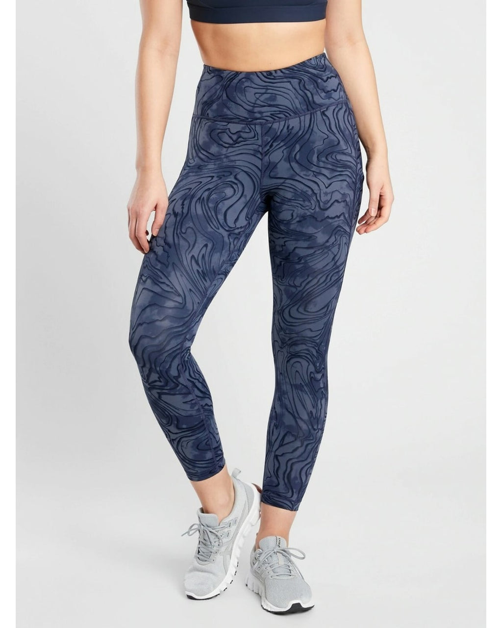 ATHLETA Marble Swirl Cropped Leggings