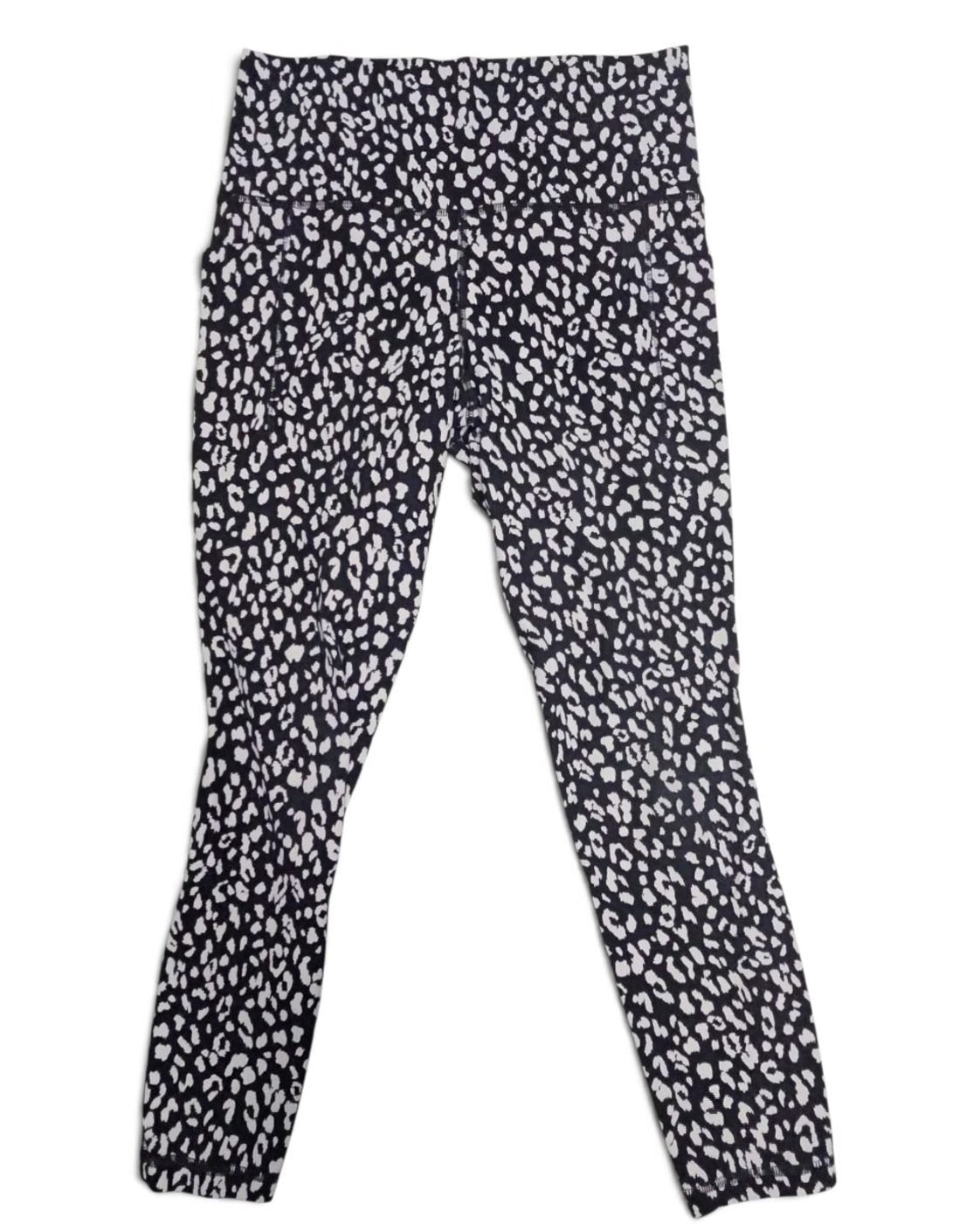 ATHLETA Animal Print Salutation Stash Pocket II 7/8 Leggings