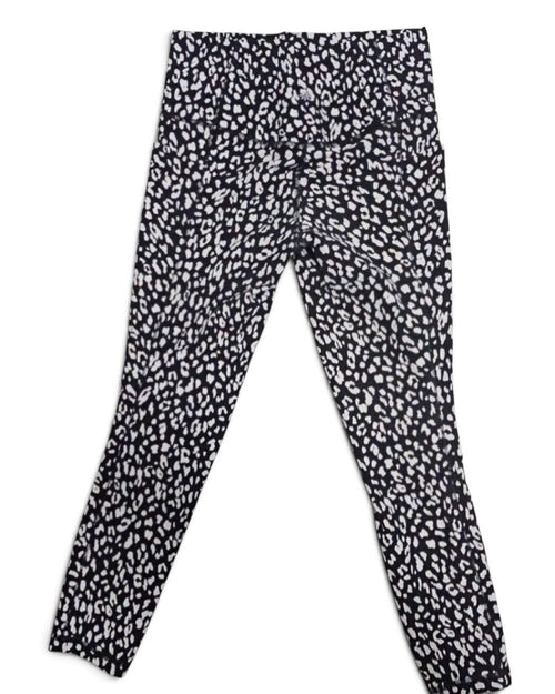 White ATHLETA Animal Print Salutation Stash Pocket II 7/8 Leggings, size S – photo 2