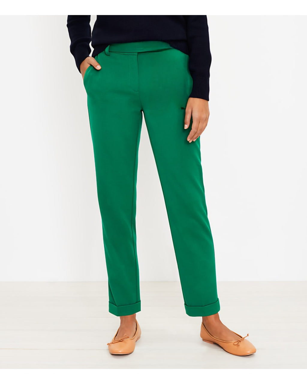 LOFT The Riviera Slim Cropped Trousers