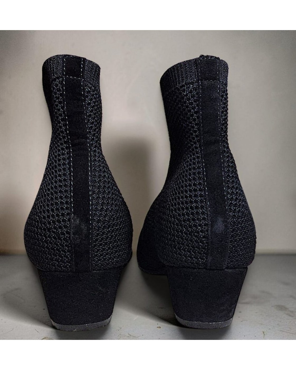 EILEEN FISHER Purl Stretch-Knit Booties