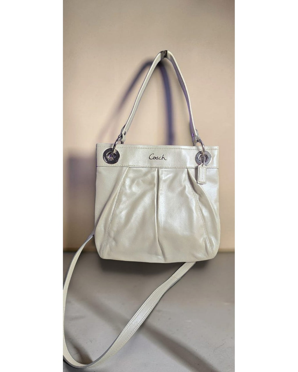 Coach Ashley Pleated Leather Crossbody and Wallet Set