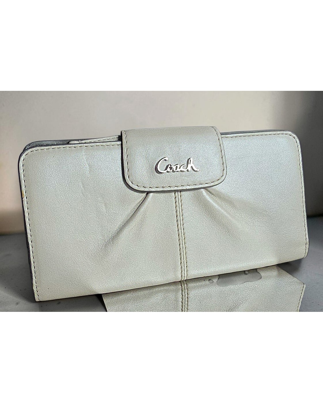 Coach Ashley Pleated Leather Crossbody and Wallet Set