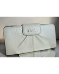 Coach Pleated Continental Wallet