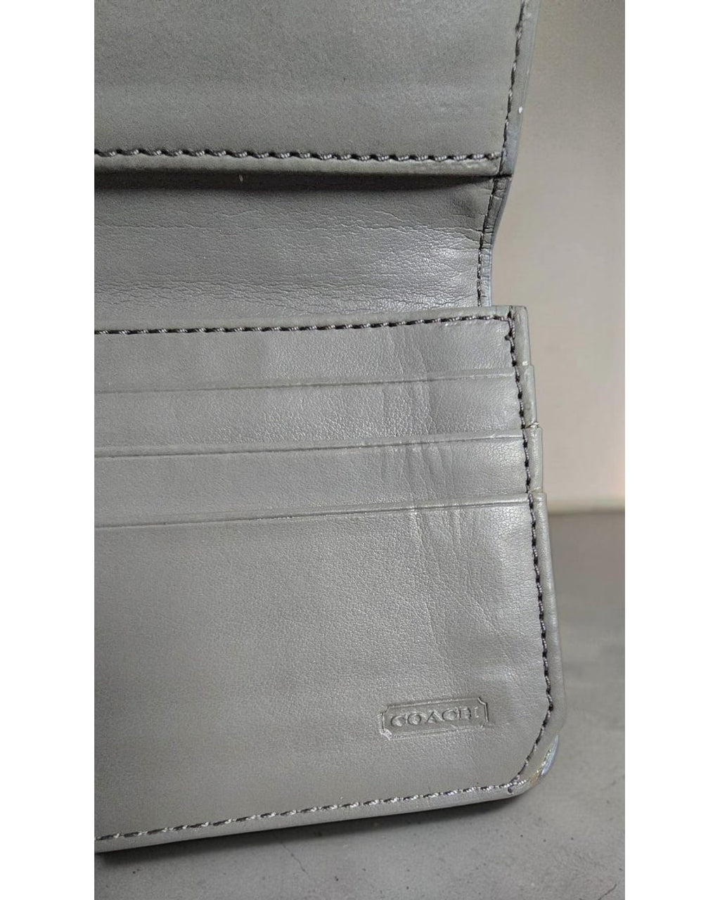 Coach Pleated Continental Wallet