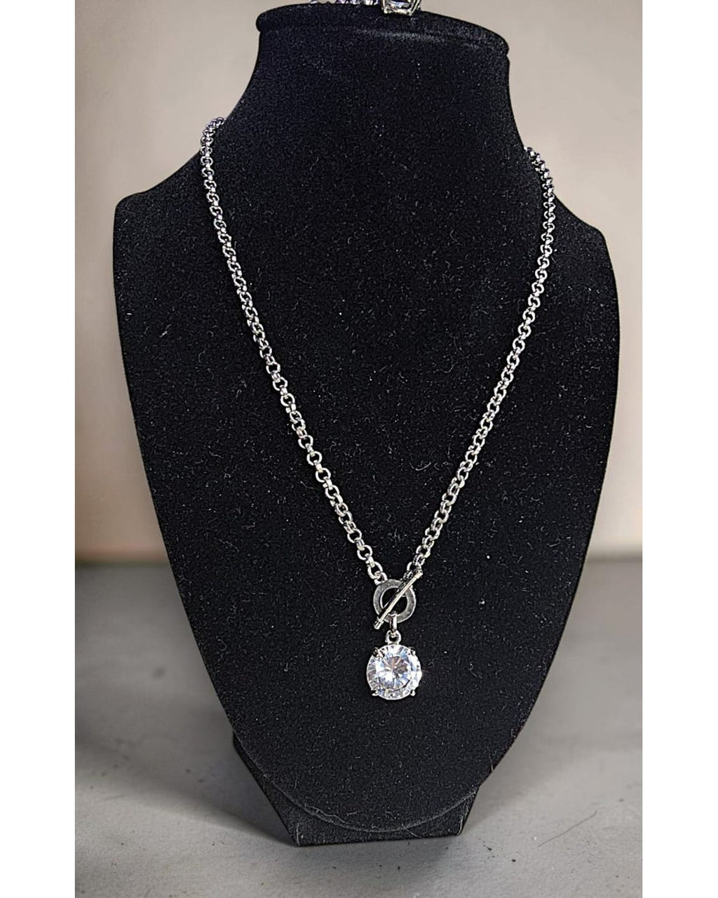 2-Piece Solitaire Necklace & Bracelet Set