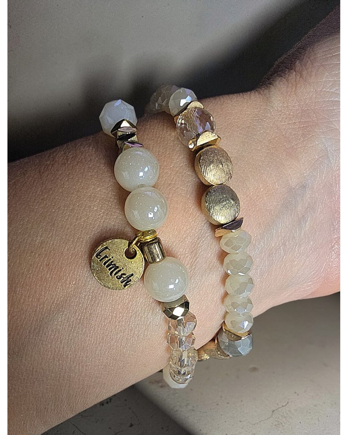 Erimish Two-Bracelet Beaded Stack