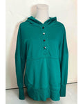ZENANA Snap-Front Fleece Hoodie