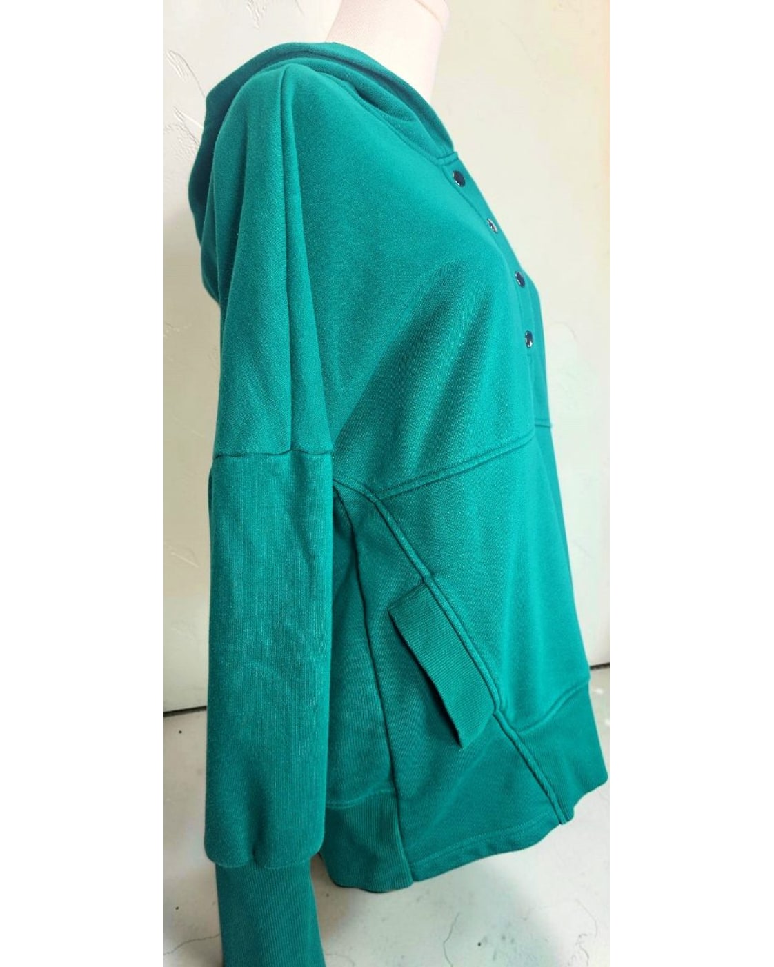 ZENANA Snap-Front Fleece Hoodie