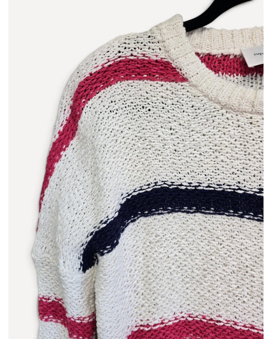 Multicolor Cupcakes and Cashmere Bold Stripe Sweater - #CH206172, size XS – photo 5