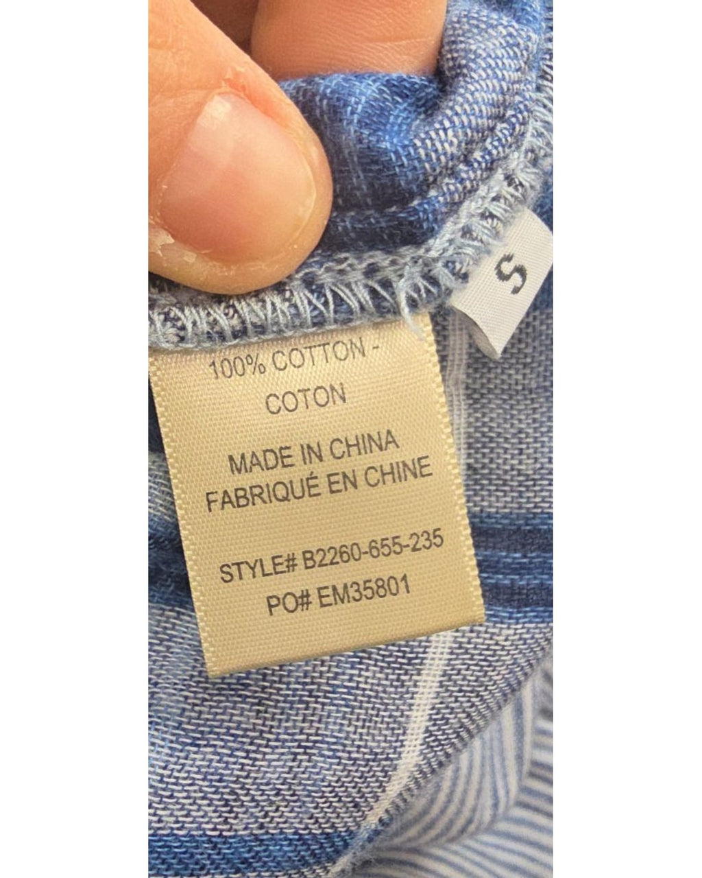 bella dahl Stripe High-Low Button Down - Style# B2260-655-235