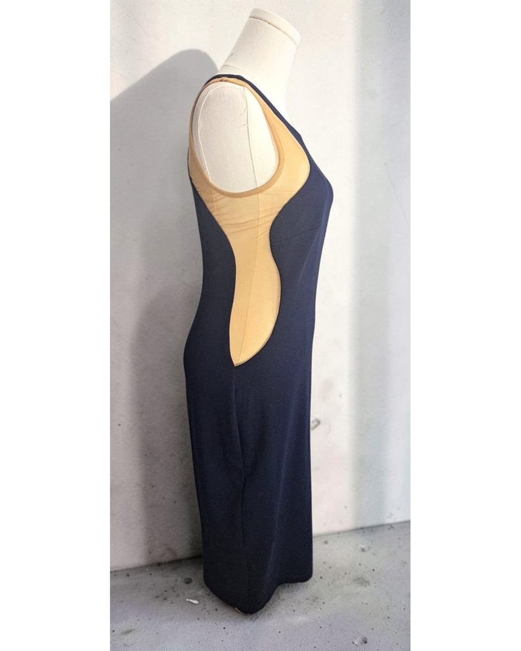 BAILEY 44 Illusion Panel Midi Dress