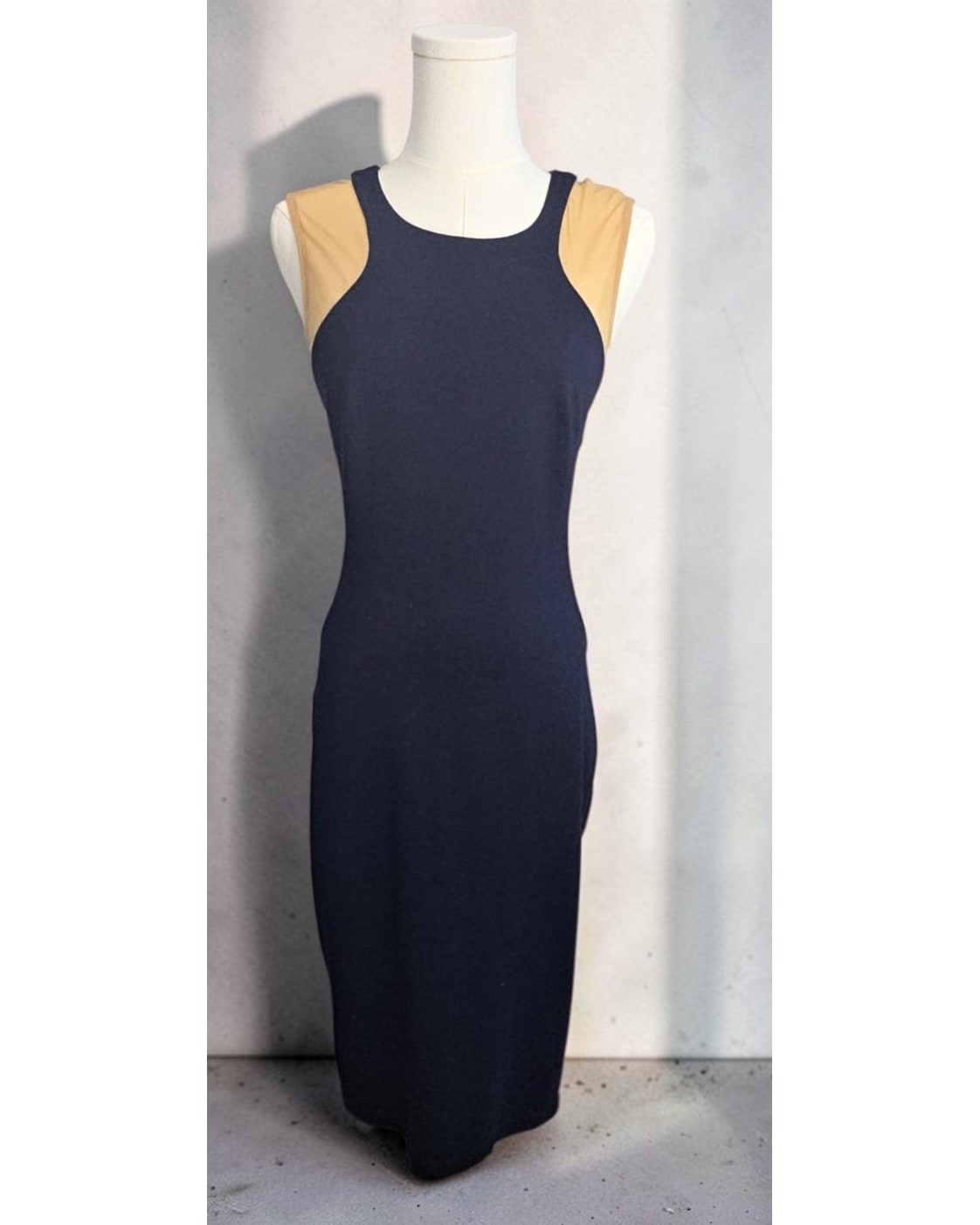 BAILEY 44 Illusion Panel Midi Dress