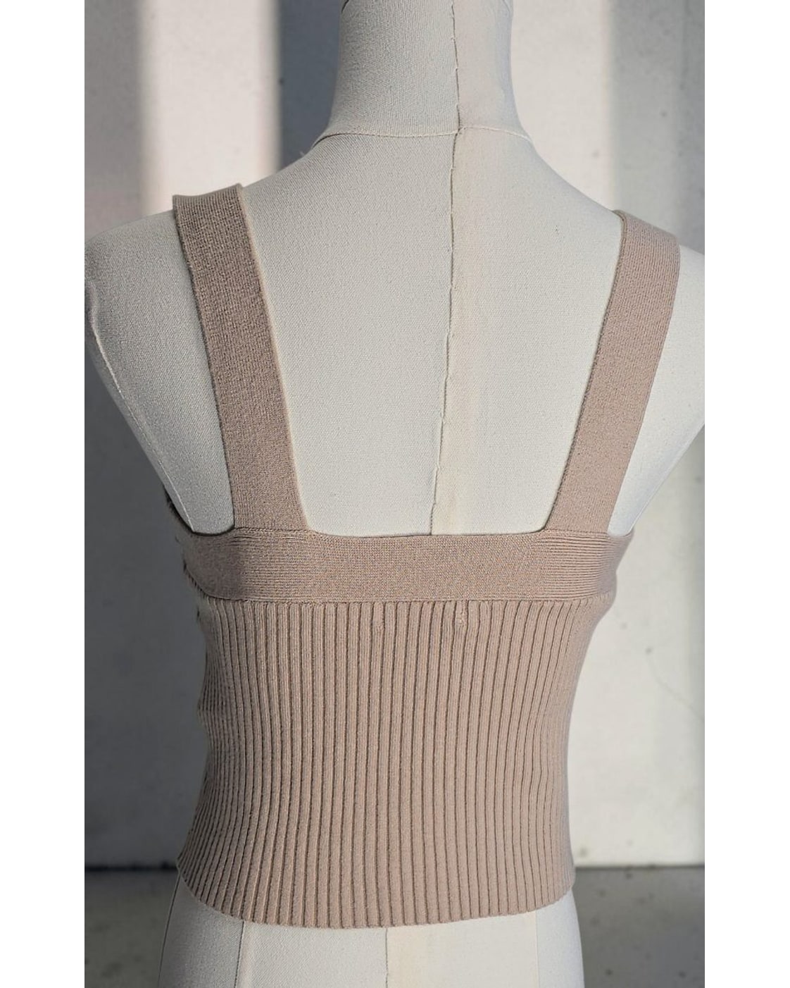 Abercrombie & Fitch Ribbed Cropped Tank Top
