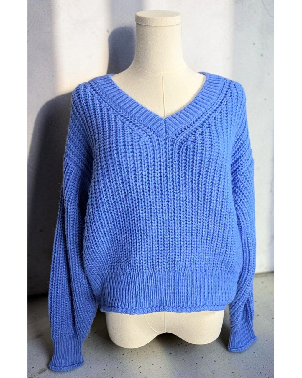 H&M Chunky V-Neck Sweater