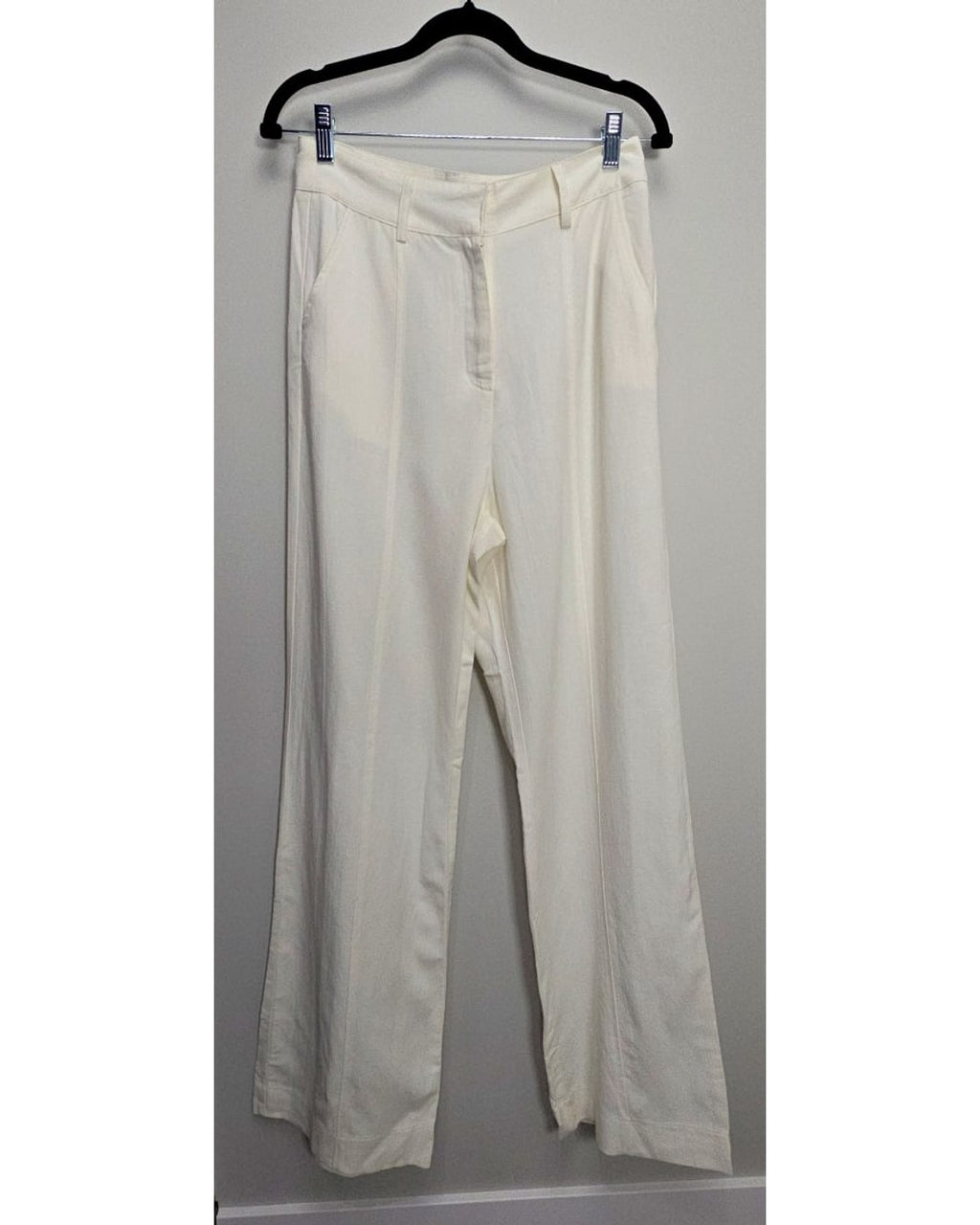 WILLIAM B Linen Blend Wide Leg Trousers - Style# 30013