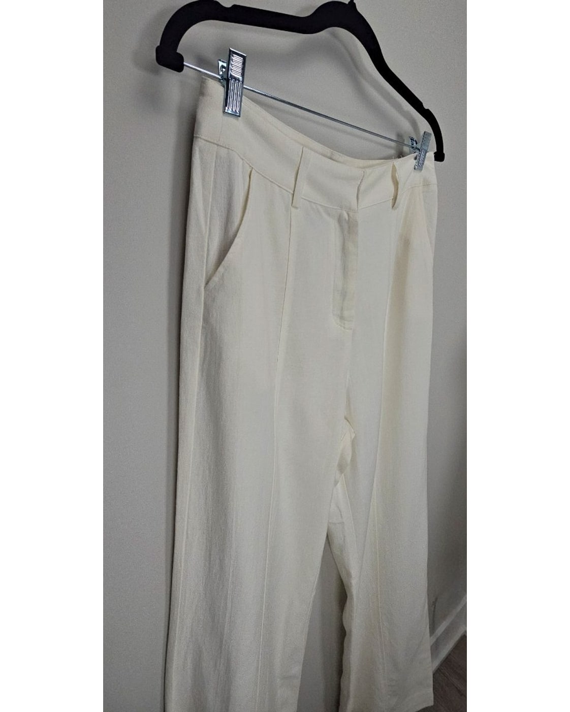 WILLIAM B Linen Blend Wide Leg Trousers - Style# 30013