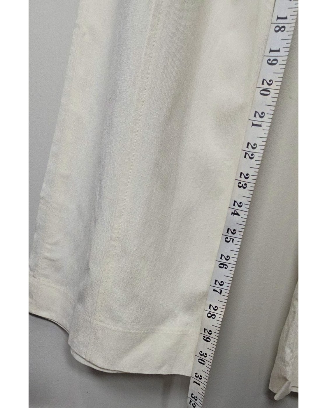 WILLIAM B Linen Blend Wide Leg Trousers - Style# 30013