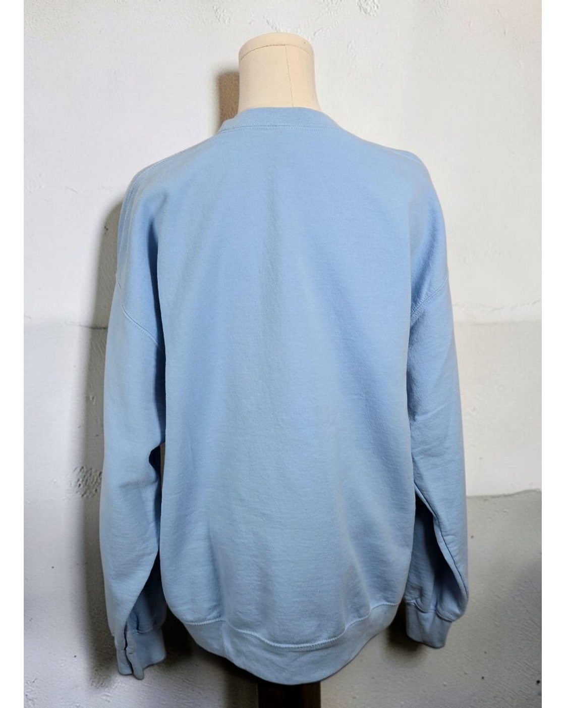 GILDAN Happiest With An Iced Coffee Graphic Crewneck Sweatshirt