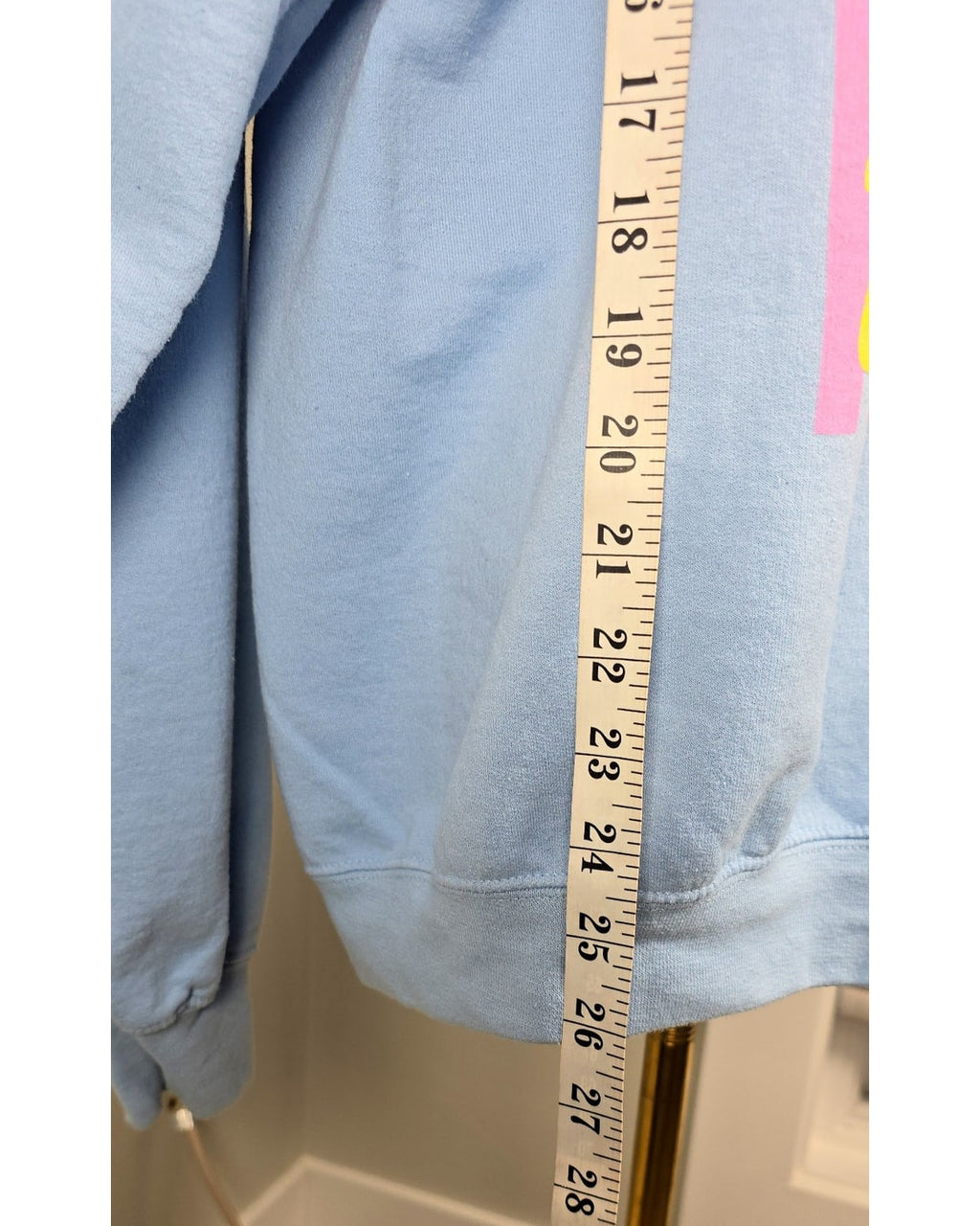 GILDAN Happiest With An Iced Coffee Graphic Crewneck Sweatshirt