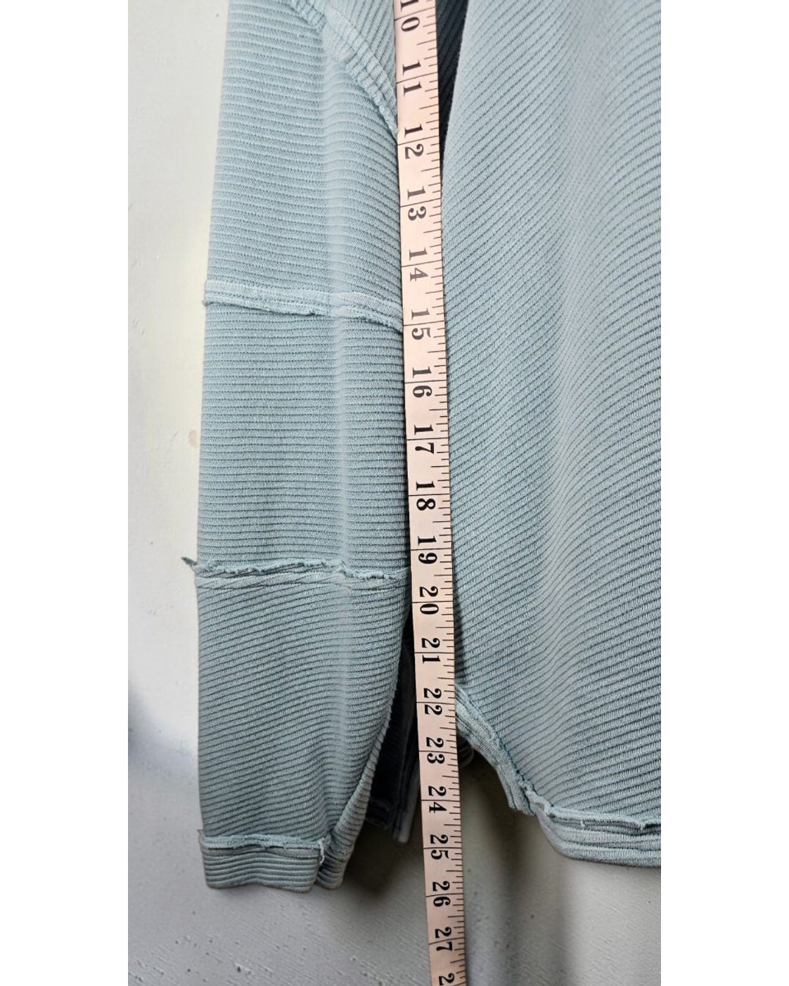 J.O.A. Exposed-Seam Oversized Knit Top