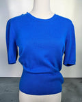 kettlewell Short-Sleeve Cotton Cashmere Sweater