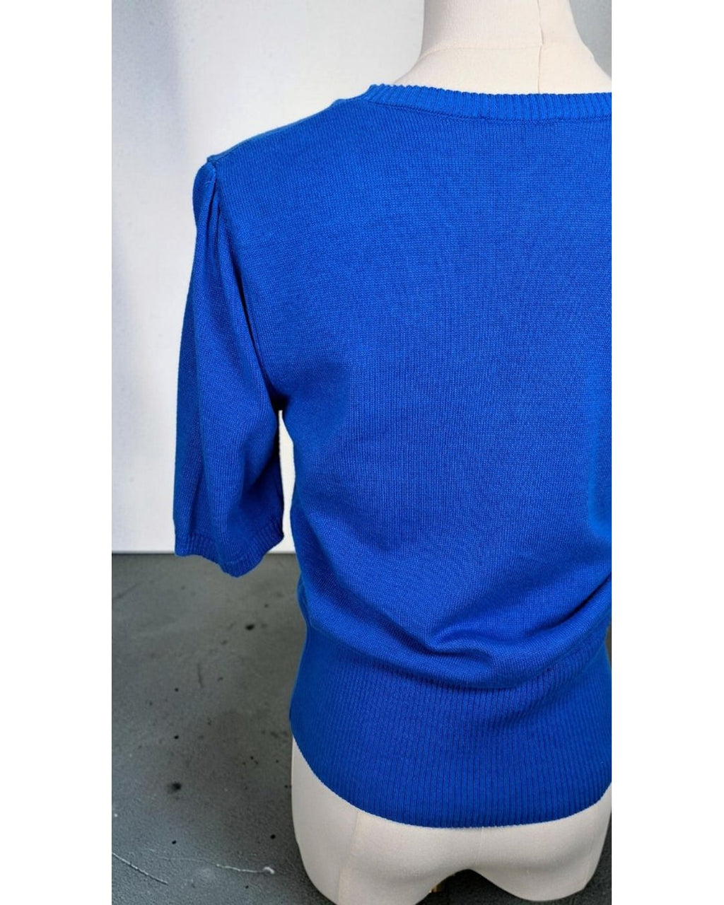 kettlewell Short-Sleeve Cotton Cashmere Sweater