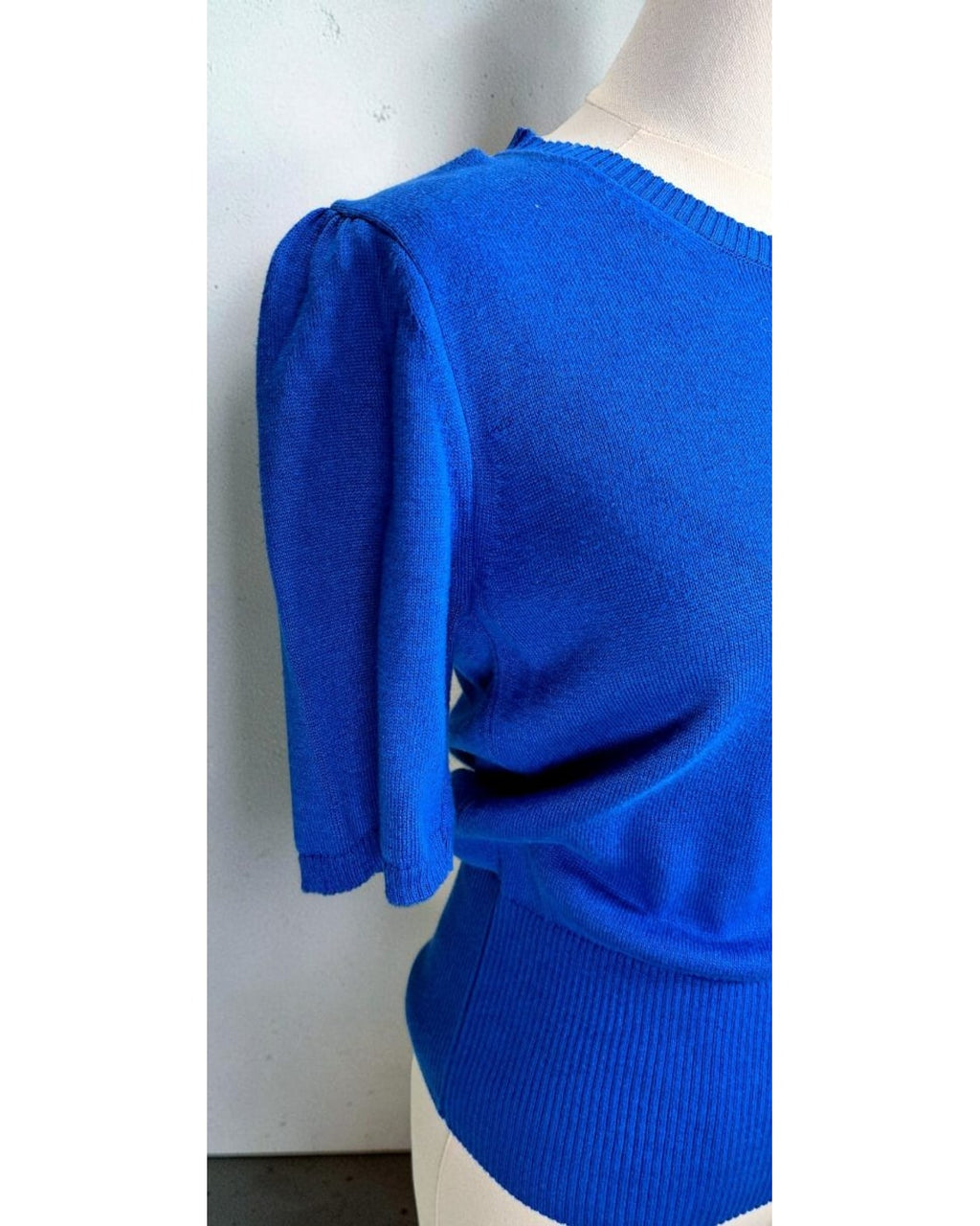 kettlewell Short-Sleeve Cotton Cashmere Sweater