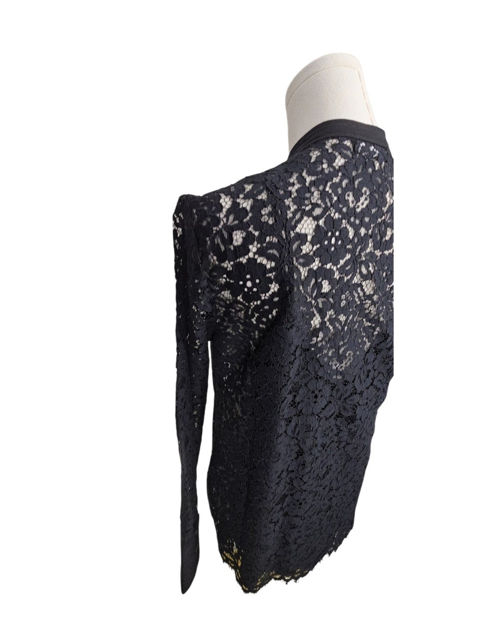 J.CREW Floral Lace Button-Up Top