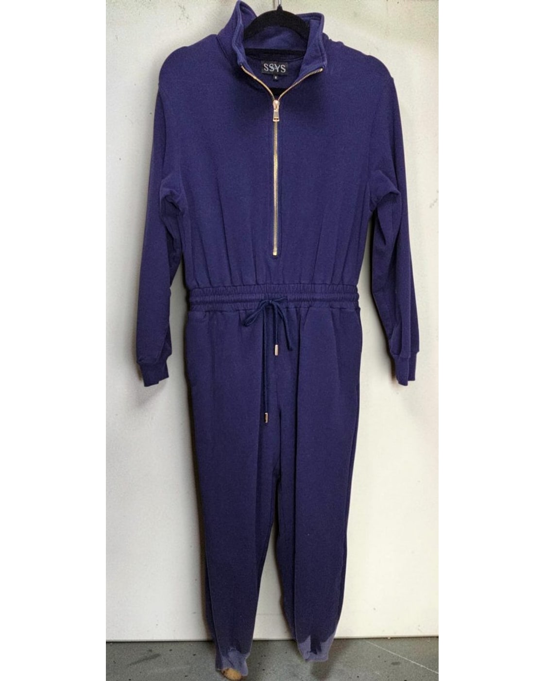 SSYS Half-Zip Drawstring Jumpsuit