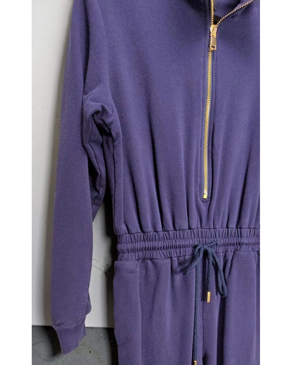 SSYS Half-Zip Drawstring Jumpsuit