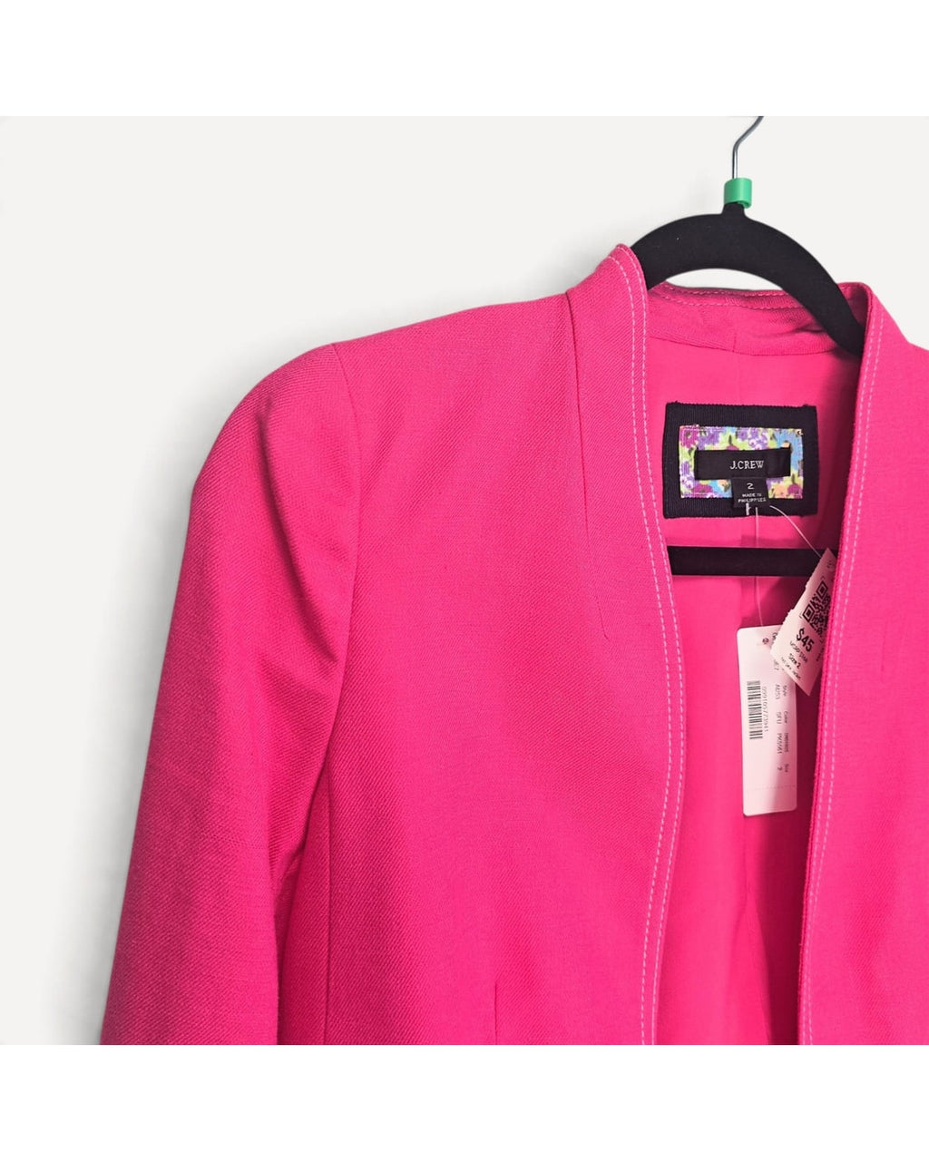 J.CREW Going-Out Collarless Jacket