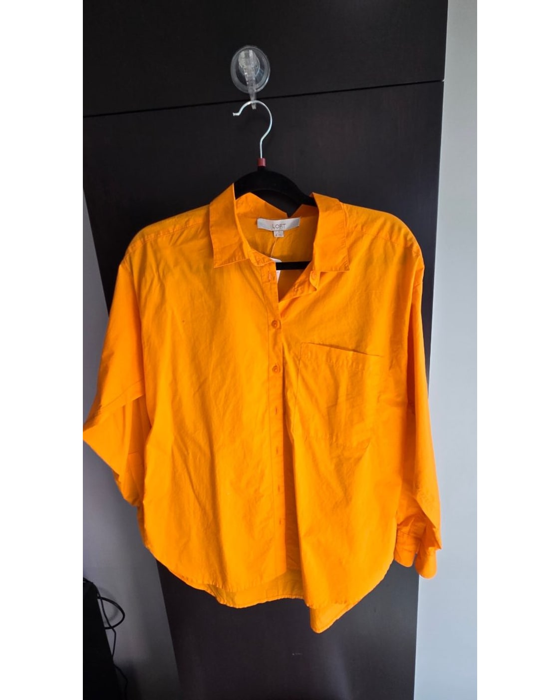 LOFT Oversized Dolman-Sleeve Button Down