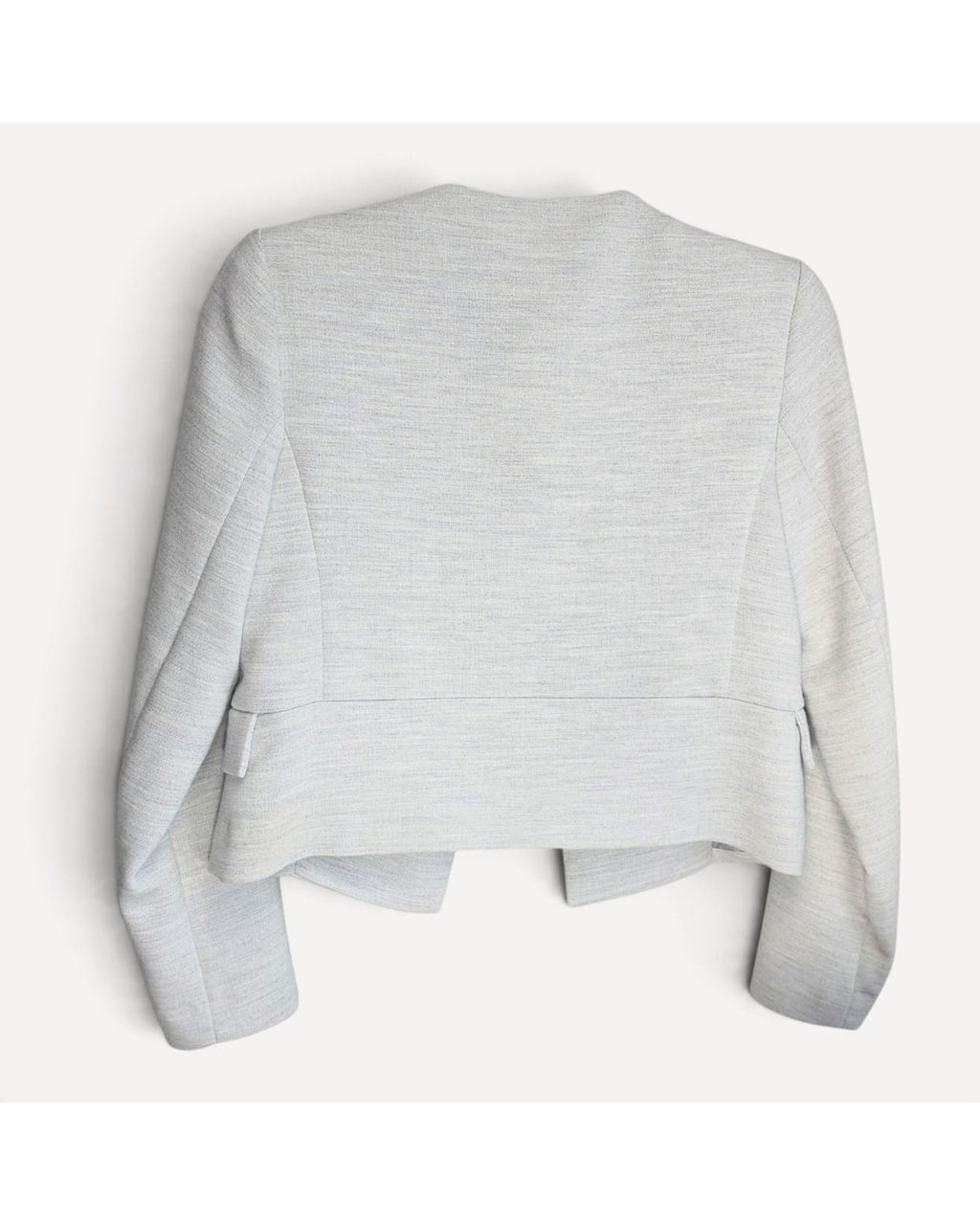 MANGO SUIT Collarless Cropped Jacket