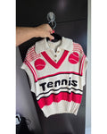maeve Tennis Graphic Twofer Sweater Vest