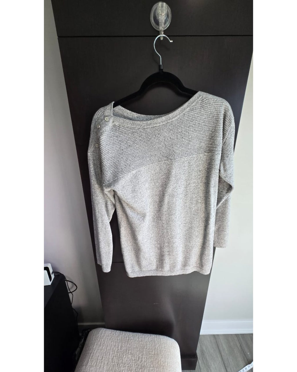 TALBOTS Shoulder-Button Boatneck Sweater