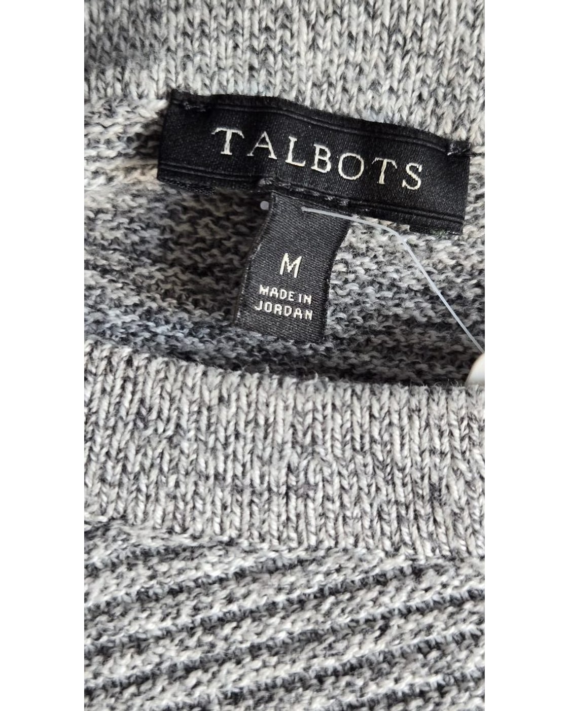 TALBOTS Shoulder-Button Boatneck Sweater